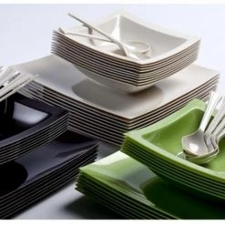 Lillian Tablesettings SALE Rectangular Plastic Soup Bowls Pistachio 12 Oz 10ct 7 Lillian Tablesettings SALE Rectangular Plastic Soup Bowls Pistachio 12 Oz 10ct