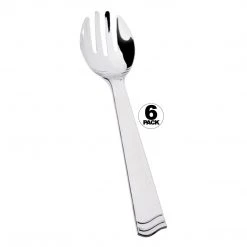 Lillian Serving Fork Silver Polished Set 10" Serving Utensils