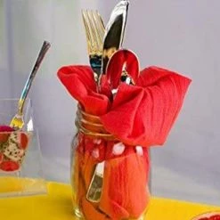 Lillian Cutlery Silverware Extra Heavyweight Disposable Flatware Spoons Gold Elegant Cutlery 5 Lillian Cutlery Silverware Extra Heavyweight Disposable Flatware Spoons Gold Elegant Cutlery