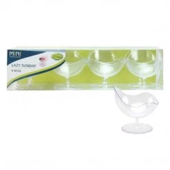 Lillian Tablesettings Mini Plastic Lazy Sundae Clear Mini Entertainers