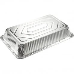Nicole Collection Disposable Aluminum Full Size Deep Roaster 18 X 14 X 3.5