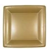 Clearance Sale SALE Lillian Square Paper Plates Solid Gold 9" 24 Count
