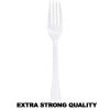 Lillian Tablesettings Extra Strong Quality Pearl Premium Plastic Forks