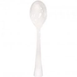 Lillian Tablesettings Extra Strong Quality Pearl Premium Plastic Soupspoons