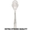 Lillian Tablesettings Extra Strong Quality Premium Plastic Clear Soup Spoons