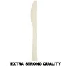 Lillian Tablesettings Extra Strong Quality Premium Plastic Knives Sahara