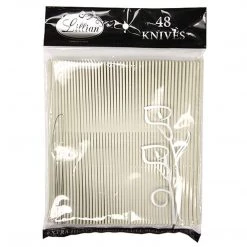 Lillian Tablesettings Extra Strong Quality Premium Plastic Knives Sahara