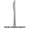 Lillian Tablesettings Extra Strong Quality Premium Plastic Silver Knives