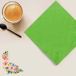 Party Dimensions SALE Lime Green Beverage Napkins 20 Count