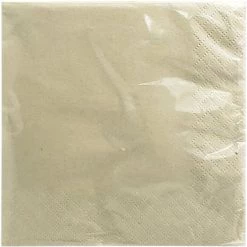 Nicole Fantini Collection SALE VEZEE BAMBOO DISPOSABLE LUNCHEON NAPKINS 2 PLY 40CT