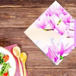 Decorline Elegant Napkins Magnolia Cream Lunch Napkins 20 Ct