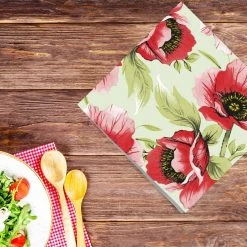 Nicole Fantini Collection Elegant Napkins Merry In Red Disposable Lunch Paper Napkins 20 Ct