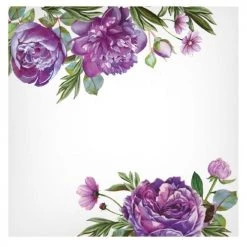 Nicole Collection Peony Lunch Napkins