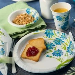 Nicole Collection Paper Plates Nicole Home Collection Everyday Paper Bowl Blue Floral 20 Oz
