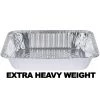 Nicole Collection Disposable Aluminum Pan 1/2 Size Deep Foil Pan Extra Heavy Weight 9 X 13"