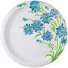 Nicole Collection Paper Plates Nicole Home Collection Everyday Paper Plate Blue Floral 10.25"