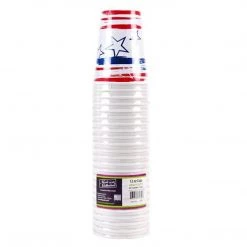 Hanna K Stars 'N Stripes Premium Paper Cups 12oz