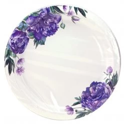Nicole Collection Paper Plates Nicole Home Collection Design Round Coated Plates Cold Hot Pack 10"