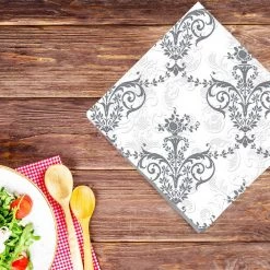 Nicole Fantini Collection Elegant Napkins Metallic #1 Disposable Lunch Paper Napkins 20 Ct