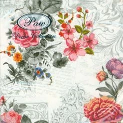 Decorline Elegant Napkins Royal Rose Lunch Napkins 20 Ct