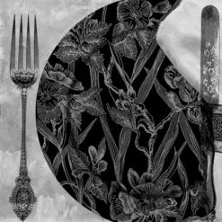 Decorline Black Dinner Setting Lunch Napkins 20 Ct
