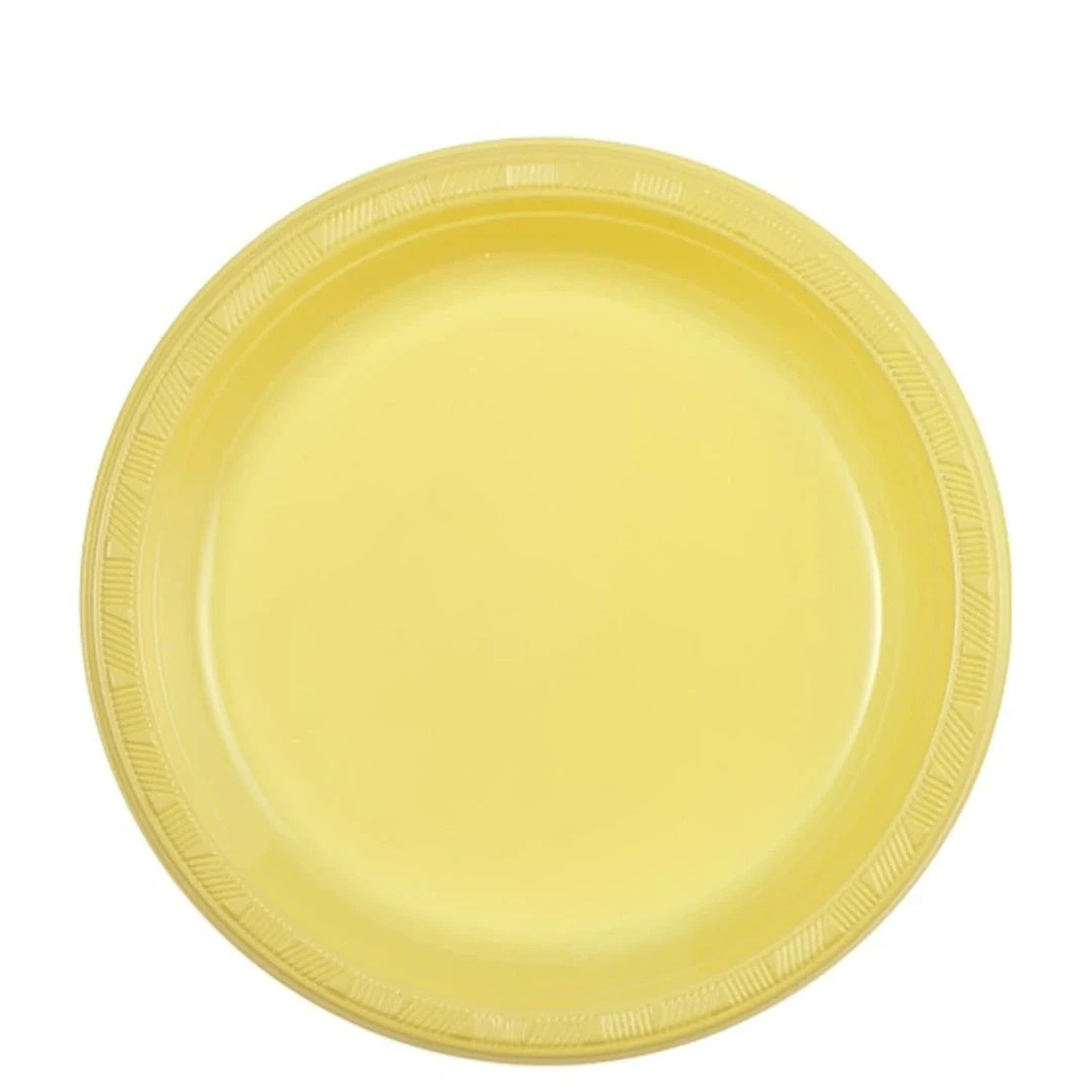 Hanna K Signature SALE Hanna K. Signature Yellow Plastic Plates 7" 50CT 1 Hanna K Signature SALE Hanna K. Signature Yellow Plastic Plates 7" 50CT