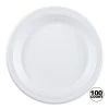 Nicole Collection Nicole Home Collection Everyday Dinnerware Foam Plate White 9" Foam Products
