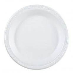 Nicole Collection Nicole Home Collection Everyday Dinnerware Foam Plate White 9