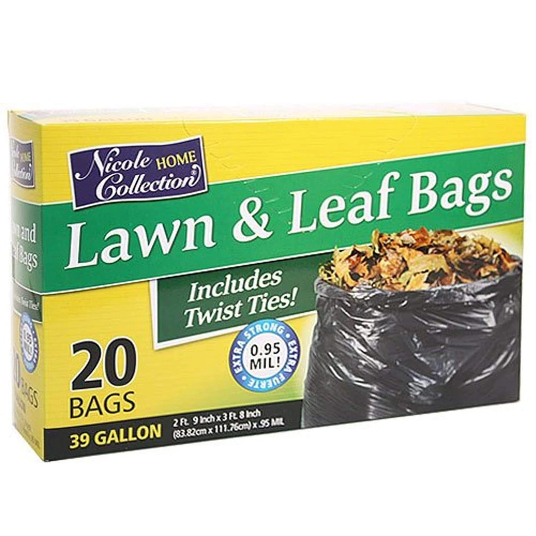 Nicole Collection Garbage Bags Nicole Home Collection Lawn And Leaf Bags 39 Gal 1 Nicole Collection Garbage Bags Nicole Home Collection Lawn And Leaf Bags 39 Gal
