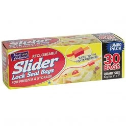 Nicole Collection Nicole Home Collection Quart Size Freezer Storage Bags With Slide