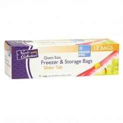 Nicole Collection Nicole Home Collection Slide Freezer Storage Bag Quart Size Per Box