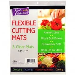 Nicole Collection Nicole Home Collection Clear Kitchen Cutting Board Clear Mats