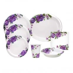 Nicole Collection Paper Plates Nicole Home Collection Design Round Coated Plates Cold Hot Pack 10
