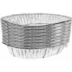 Nicole Collection Disposable Aluminum Oval Roaster Handle Rack Roaster 18.25