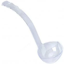 Party Dimensions 5 Oz Clear Plastic Large Punch Ladle 12" Serving Utensils