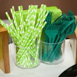 Hanna K Signature Cutlery Caddy Organizer 5 Compartment Silverware Organizer & Napkin Holder