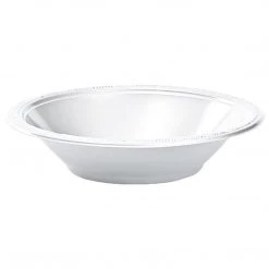 Party Dimensions Hanna K. Signature Collection Plastic Bowl White 15 Oz