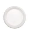 Party Dimensions Round White Party Plastic Plates 7"