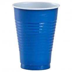 Party Dimensions Plastic Cups Blue Co-Ex Plastic Cup 12 Oz