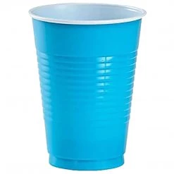Party Dimensions SALE Island Blue Co-Ex Plastic Cup 18 Oz 16 Count