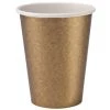 Lillian Clearance Sale SALE Paper Cup Gold Texture Hot Cold 9 Oz 24 Count