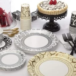 Hanna K SALE Paper Cup Medley Gold Hot Cold 9 Oz 24 Count Clearance Sale