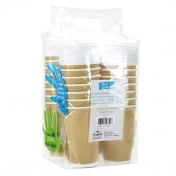 Nicole Home Paper Cup Tan Hot Cold With Lid 16 Oz Paper Cups 7 Nicole Home Paper Cup Tan Hot Cold With Lid 16 Oz Paper Cups