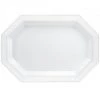 Lillian Elegant Trays Pearl Lacetagon Tray 9''X13'' Half Size