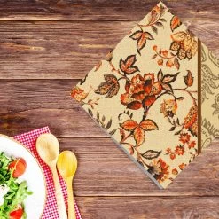 Nicole Fantini Collection Elegant Napkins Perfectly Peach Disposable Lunch Paper Napkins 20 Ct