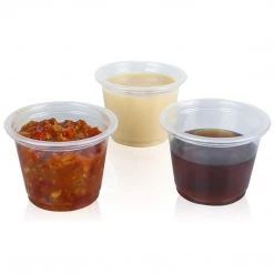 OnlyOneStopShop Plastic Cups Dart Translucent Portion Container Plastic Cup 1 Oz