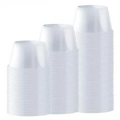OnlyOneStopShop Plastic Cups Dart Translucent Portion Container Plastic Cup 1 Oz