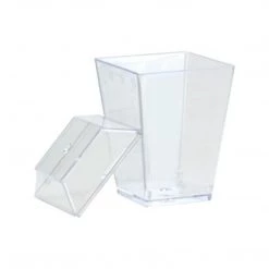 Lillian Tablesettings Mini Plastic Gourmet Dish Clear Mini Entertainers