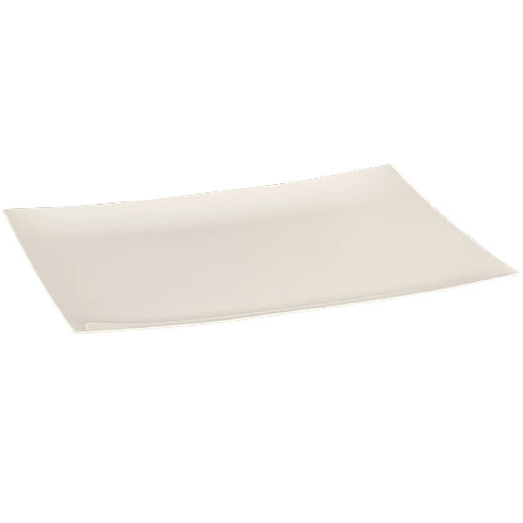 Lillian Tablesettings Rectangular Plastic Appetizer Plates Sahara 7.5" 1 Lillian Tablesettings Rectangular Plastic Appetizer Plates Sahara 7.5"