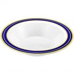 Lillian Clearance Sale SALE Magnificence Bluegold Plastic Bowls Bluegold 5 Oz 10 Count